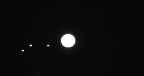 Actual Animatioon of Jupiter's Moons